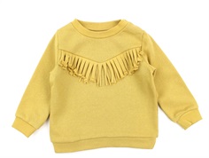Petit by Sofie Schnoor sweatshirt Metine yellow glitter